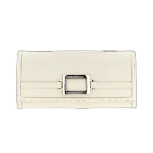 Roger Vivier Logo-Engraved Clutch Bag