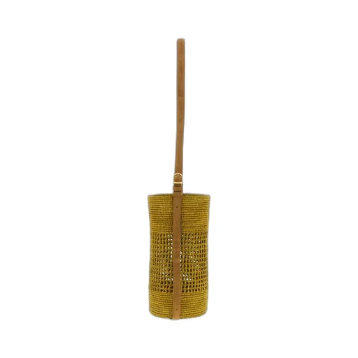 Khaite Billie Woven Small Bucket Bag