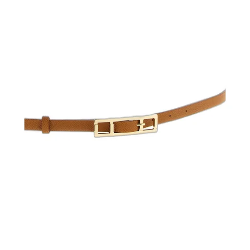 Fabiana Filippi Embossed Logo Buckled Belt
