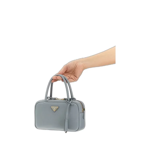 Mini Bauletto Leather Tote Bag