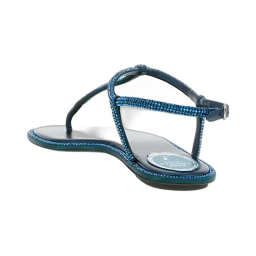 Ren Caovilla Diana Embellished Thong Sandals