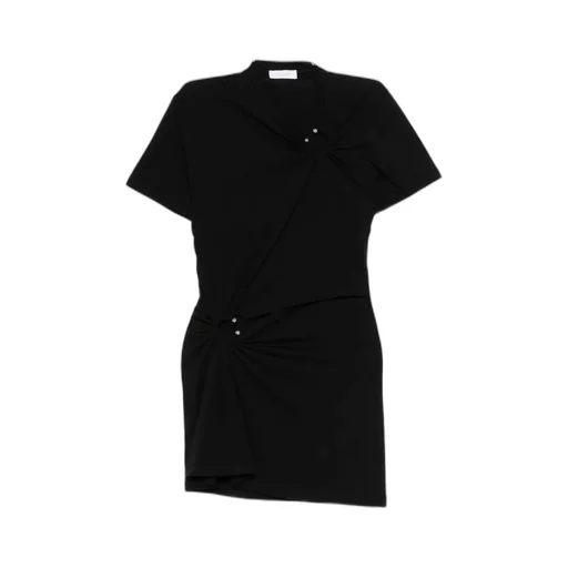 Ring-Detail Mini Dress