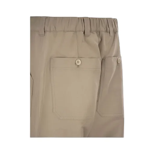 Patch-Pocket Drawstring Trousers