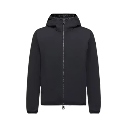 Moncler Logo Patch Zip-Up Jacket
