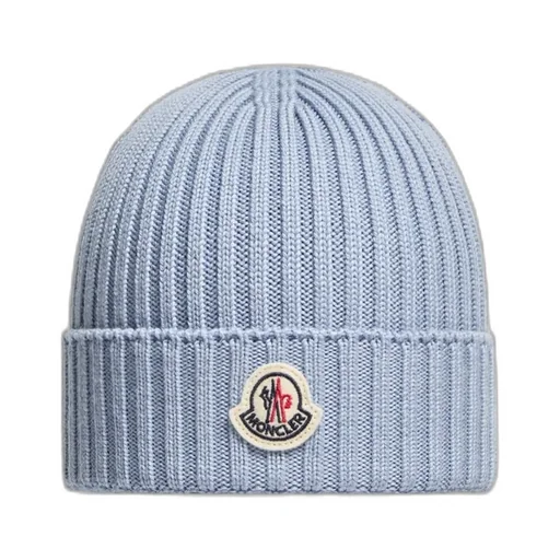 Moncler Enfant Logo Patch Beanie