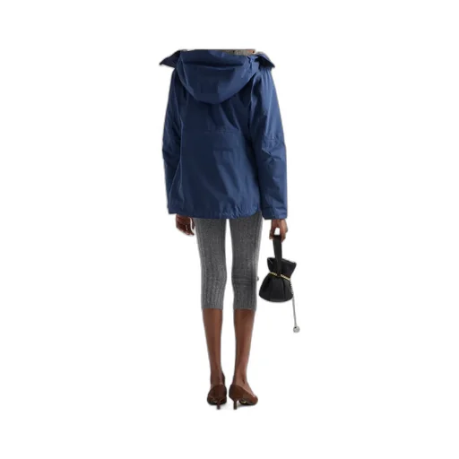 Prada Belted Hooded Jacket