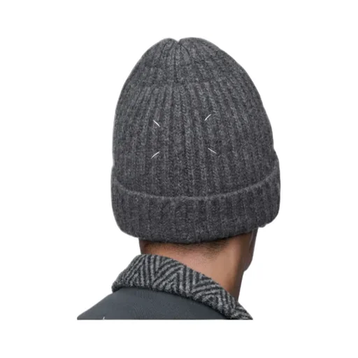 Maison Margiela Ribbed Turned-Up Brim Beanie