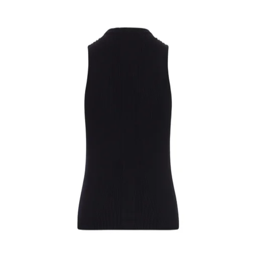 Rick Owens Crewneck Knitted Tank Top