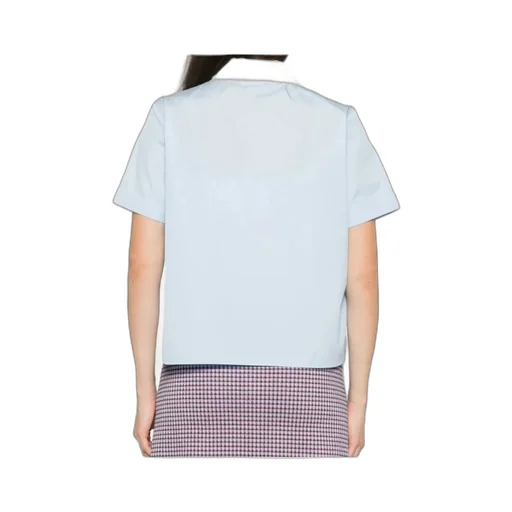 Miu Miu Short-Sleeved Button-Up Shirt