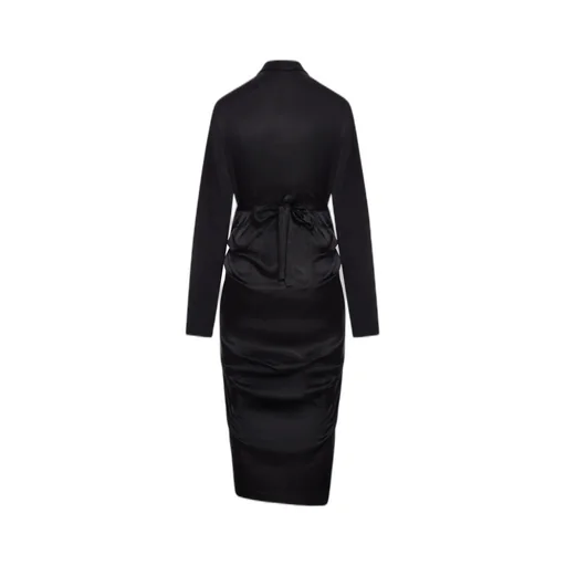 Rick Owens Wrap Satin Dress