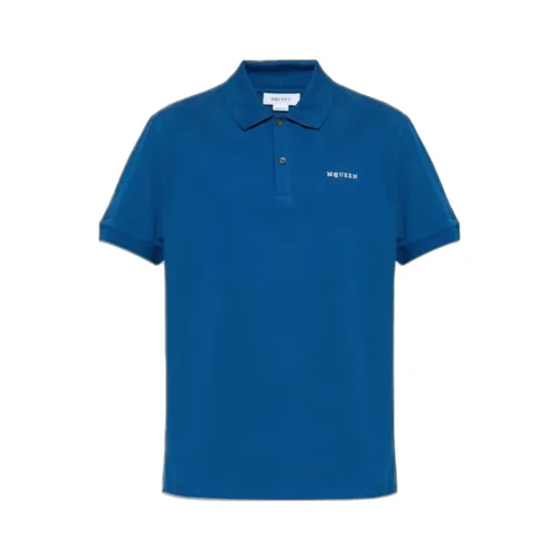 Alexander Mcqueen Logo Embroidered Short-Sleeved Polo Shirt