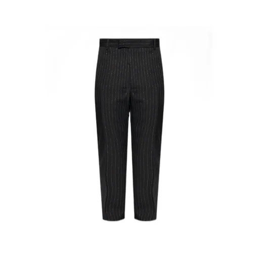 Alexander Mcqueen Lurex Thread Tailored Trousers