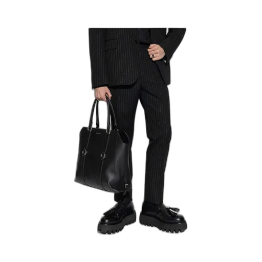Alexander Mcqueen Lurex Thread Tailored Trousers