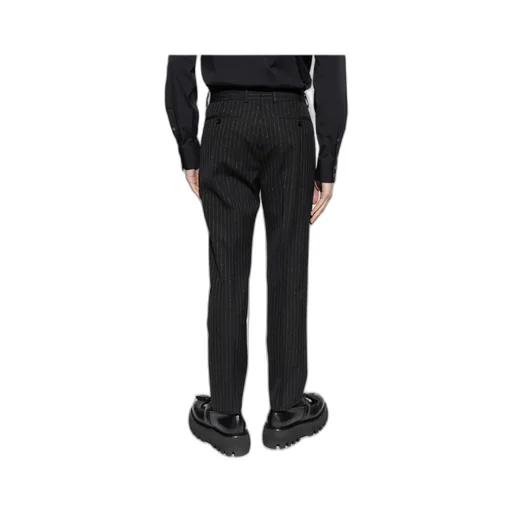 Alexander Mcqueen Lurex Thread Tailored Trousers