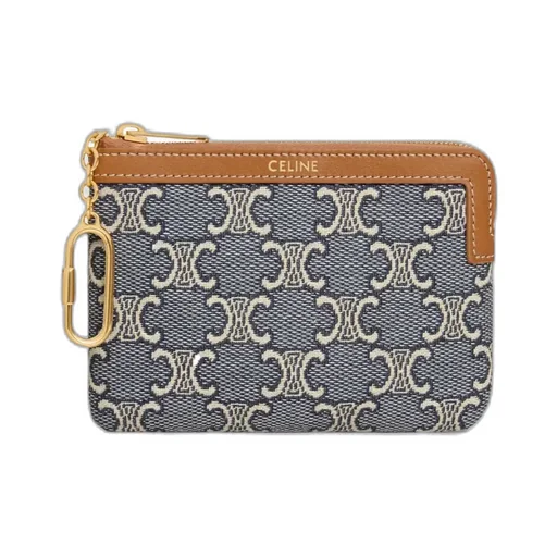 Coin Purse In Jacqaurd Triomphe All Over