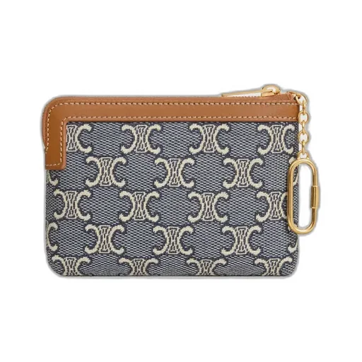 Coin Purse In Jacqaurd Triomphe All Over
