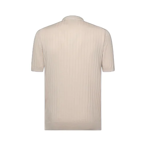 Eleventy Zip Polo Knitted Sweater
