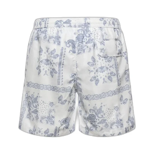 Eleventy Paisley Print Swim Shorts