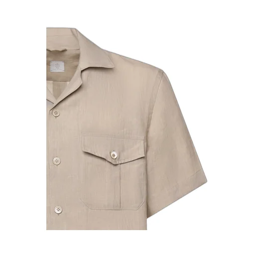Eleventy Short-Sleeve Bowling Shirt