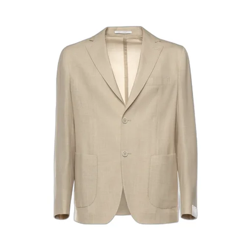 Single-Breasted Long-Sleeved Suit Jacket