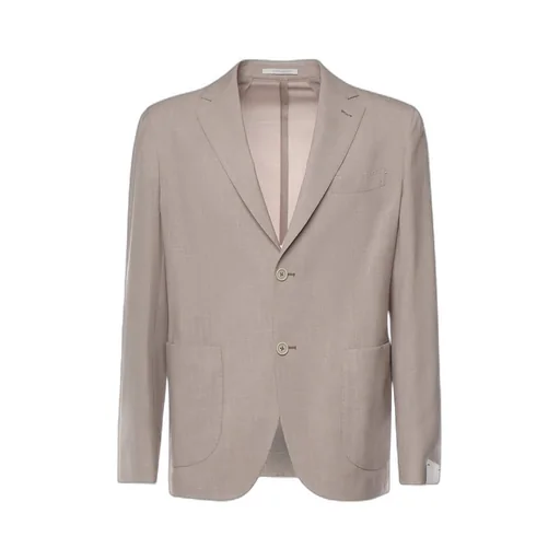 Single-Breasted Long-Sleeved Suit Jacket