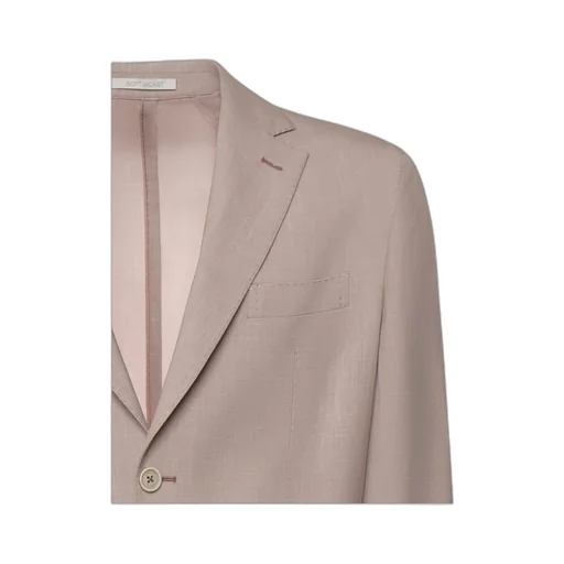 Single-Breasted Long-Sleeved Suit Jacket
