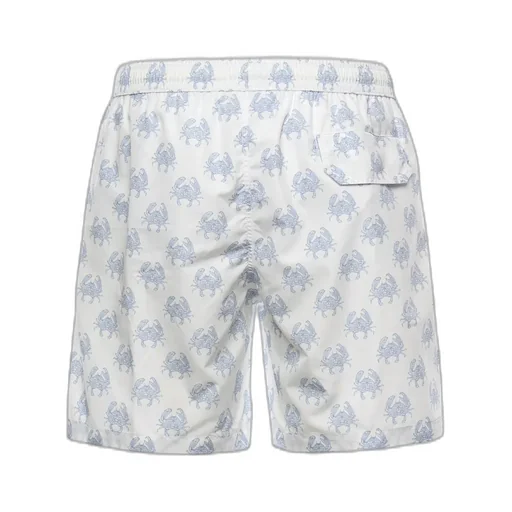 Eleventy Crab Print Swimwear