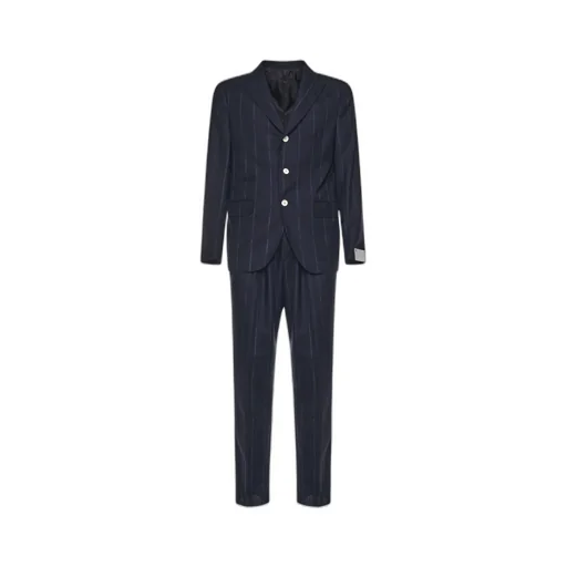 Eleventy Single-Breasted Striped Suit