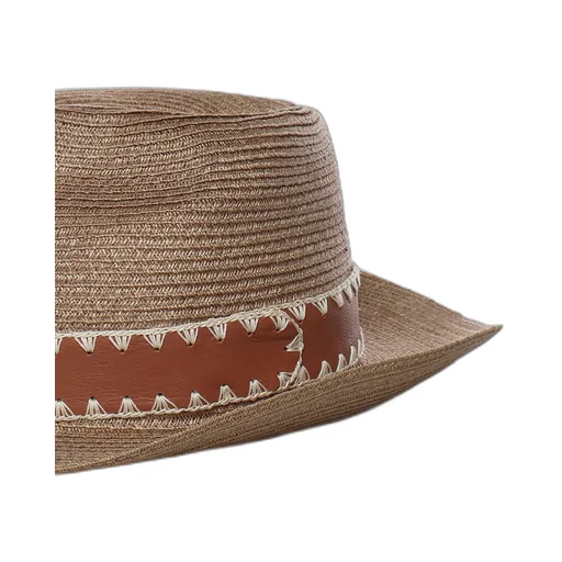 Eleventy Contrast Trim Hat