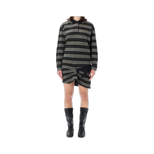 Isabel Marant ÉToile Isea Striped Polo Mini Dress