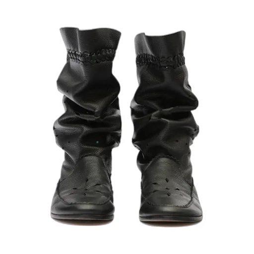 Isabel Marant Tassel Braided Perforated Detail Boots