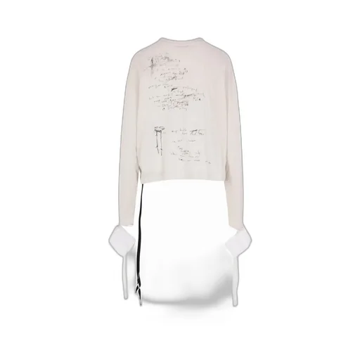 Ann Demeulemeester Strapped Long Sleeved T-Shirt