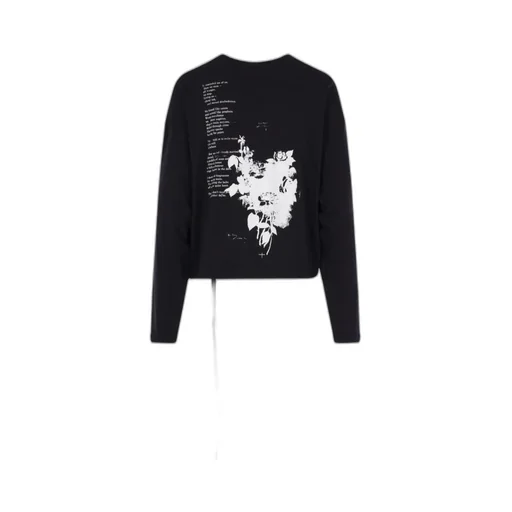 Ann Demeulemeester Printed Long Sleeved T-Shirt