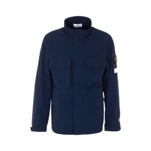 Stone Island Logo Patch Pocket Detail Jacket