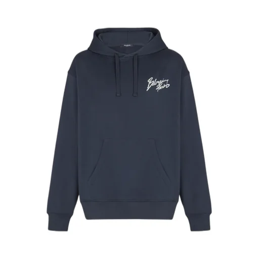 Balmain Logo Printed Hoodie
