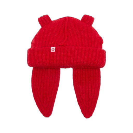 Ribbed Knitted Beanie