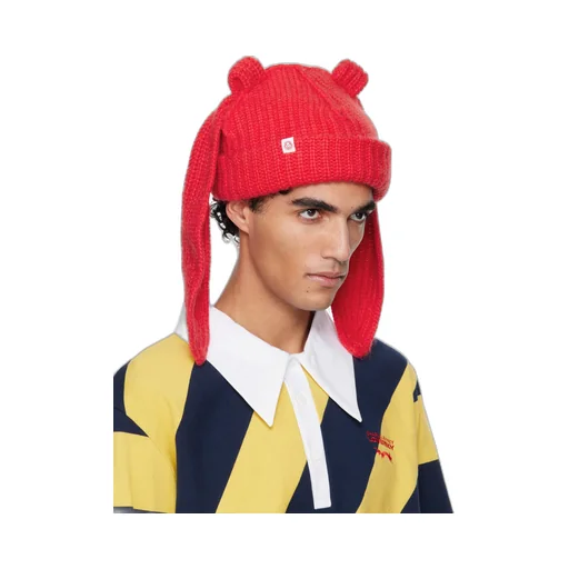 Ribbed Knitted Beanie