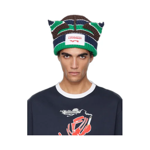 Ribbed Knit Brimless Hat