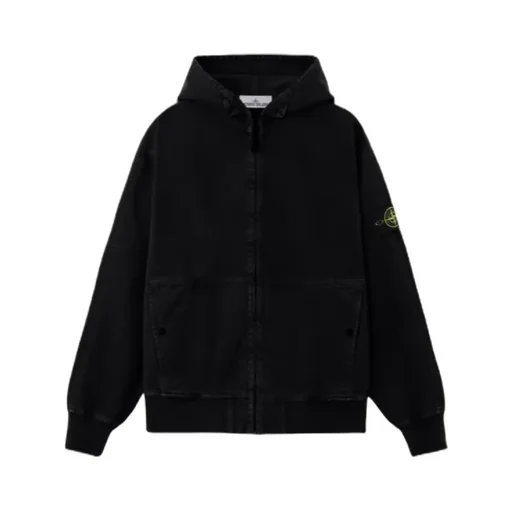 Fit Zip-Up Hooded Jacket With Pockets