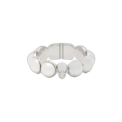 Alexander Mcqueen Skull Embellished Ring