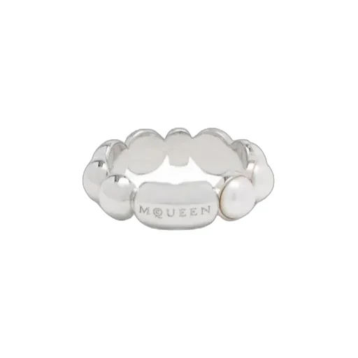 Alexander Mcqueen Skull Embellished Ring