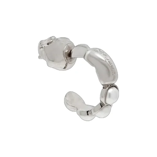 Alexander Mcqueen Skull Embellished Single Earring