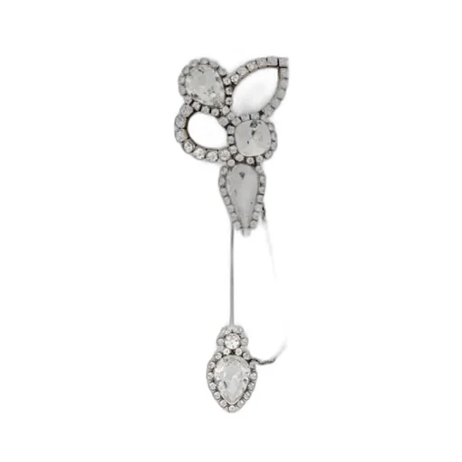 Alexander Mcqueen Chandelier Lapel Embellished Pin Brooch
