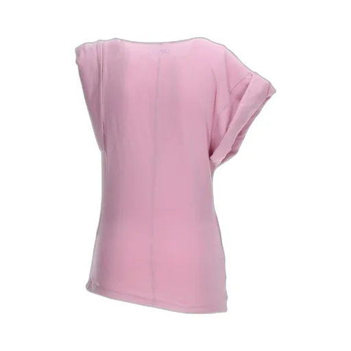 Maisan Asymmetric Draped Short Sleeve Top