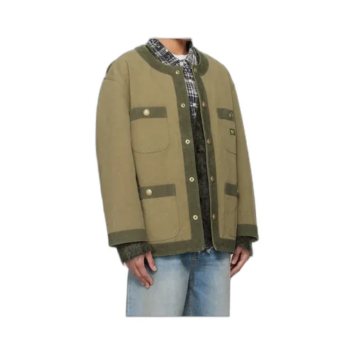Crew Neck Work Jacket