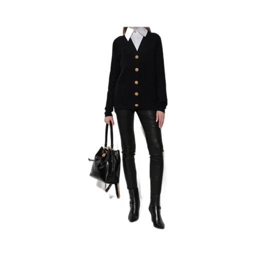 Balmain High-Waisted Skinny Trousers