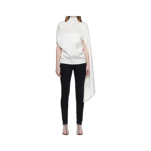 Asymmetrical Scarf Shirt