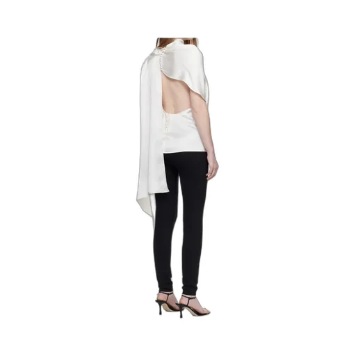 Asymmetrical Scarf Shirt