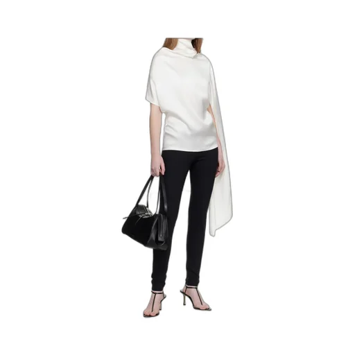 Asymmetrical Scarf Shirt