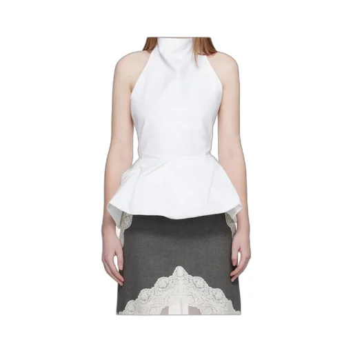 Backless Ruffled Top